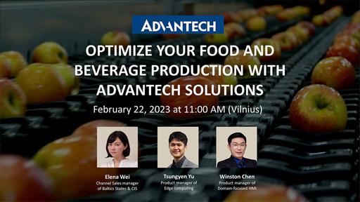 Optimize Your Food and Beverage Production with Advantech Solutions